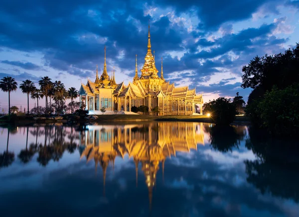 Beautiful Buddhist Temple Wat Non Kum Non Kum Temple Twilight — Stock Photo, Image