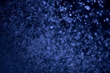 Defocused Mavi glitter soyut noel arka plan