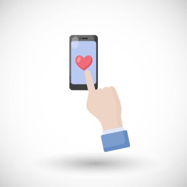 Bağış veya vektör düz simgesi gibi