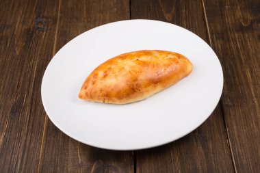 Rus geleneksel pirogi hamur etli dolma