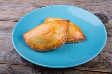 Rus geleneksel pirogi hamur etli dolma