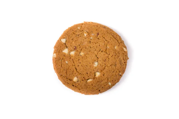 Galleta Avena Recién Horneada Sobre Fondo Blanco —  Fotos de Stock