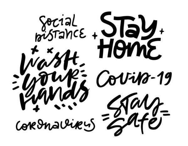 Письменное искусство. Коронавирусная концепция
