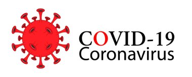 Coronavirus bakterisi, covid 19 konsept stok vektör çizimi 