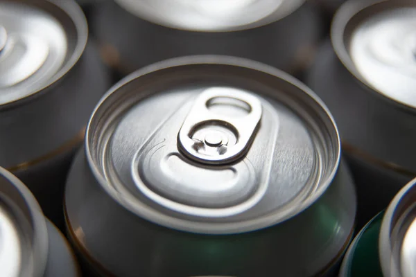 Some Aluminum Beverage Cans — Stock Photo, Image