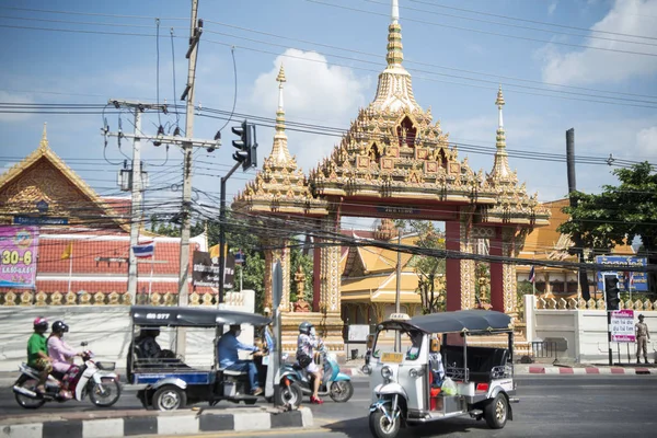 Khorat Thailand Circa November 2017 Gerbang Terkenal Tembok Kota Kota — Stok Foto