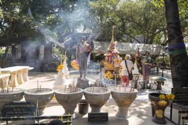 Khorat, Tayland, Kasım 2017 yaklaşık: Wat Salaloy şehirde Khorat veya bir kuzeydoğu Tayland Nakhon Ratchasima eski şehirde.