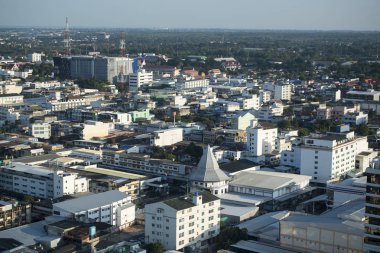 Khorat, Tayland, Kasım 2017 yaklaşık: görünüm şehir Khorat ya Nakhon Ratchasima Isan içinde.