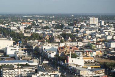 Khorat, Tayland, Kasım 2017 yaklaşık: görünüm şehir Khorat ya Nakhon Ratchasima Isan içinde.