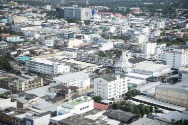 Khorat, Tayland, Kasım 2017 yaklaşık: görünüm şehir Khorat ya Nakhon Ratchasima Isan içinde.