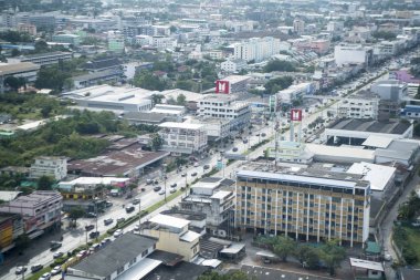 Khorat, Tayland, Kasım 2017 yaklaşık: görünüm şehir Khorat ya Nakhon Ratchasima Isan içinde.