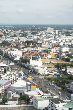 Khorat, Tayland, Kasım 2017 yaklaşık: görünüm şehir Khorat ya Nakhon Ratchasima Isan içinde.