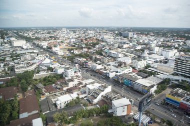 Khorat, Tayland, Kasım 2017 yaklaşık: görünüm şehir Khorat ya Nakhon Ratchasima Isan içinde.