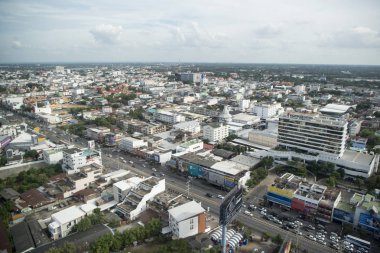 Khorat, Tayland, Kasım 2017 yaklaşık: görünüm şehir Khorat ya Nakhon Ratchasima Isan içinde.