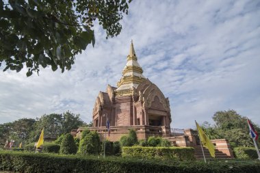 Khorat, Tayland, Kasım 2017 yaklaşık: Wat Pha Salawan şehirde Khorat veya Nakhon Ratchasima Isan içinde.