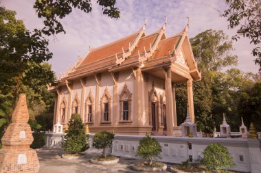 Khorat, Tayland, Kasım 2017 yaklaşık: Wat Pha Salawan şehirde Khorat veya Nakhon Ratchasima Isan içinde.