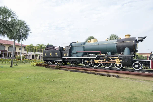 Khorat Tailândia Circa Novembro 2017 Lokomotive Estação Ferroviária Trem Ferroviário — Fotografia de Stock