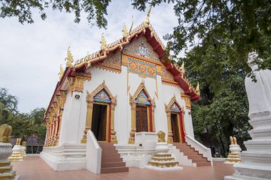 Khorat, Tayland, Kasım 2017 yaklaşık: Wat Salaloy şehirde Khorat veya bir kuzeydoğu Tayland Nakhon Ratchasima eski şehirde.