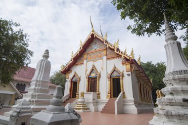 Khorat, Tayland, Kasım 2017 yaklaşık: Wat Salaloy şehirde Khorat veya bir kuzeydoğu Tayland Nakhon Ratchasima eski şehirde.