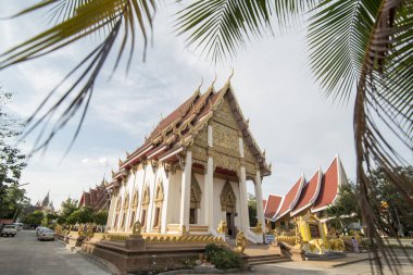 Wat Burapharam kuzeydoğu Tayland Isan Surin şehir içinde. Tayland, bir, Surin, Kasım, 2017