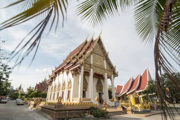 Wat Burapharam Dans Ville Surin Isan Dans Nord Est Thaïlande — Photo