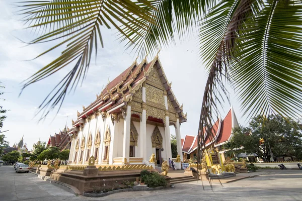 Wat Burapharam Stad Van Surin Isaan Het Noordoosten Van Thailand — Stockfoto