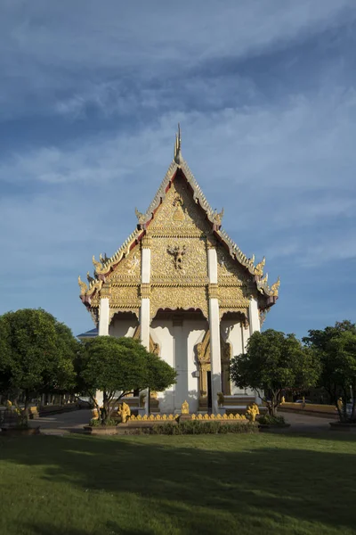 Wat Burapharam Stad Van Surin Isaan Het Noordoosten Van Thailand — Stockfoto