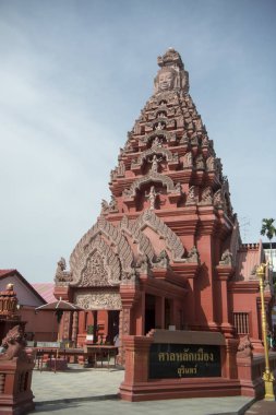 Isan kuzeydoğu Tayland, Isan, Surin, Kasım, 2017 Surin şehir içinde şehir ayağı Tapınak