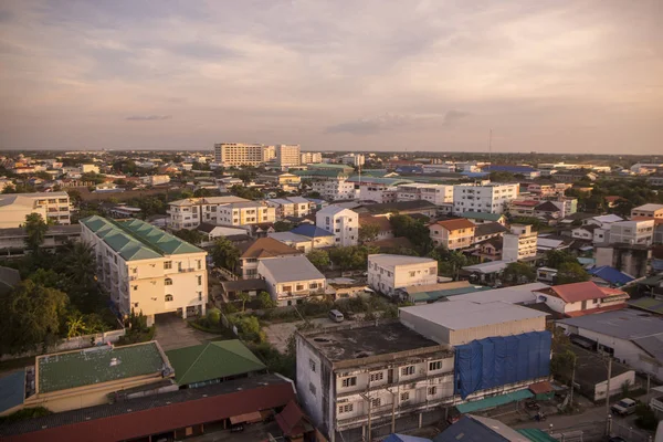 Surin şehir ve bir Tayland görünümünü. Tayland, bir, Surin, Kasım, 2017