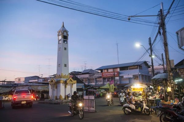 Torre Del Reloj Mercado Ciudad Surin Isan Noreste Tailandia Tailandia — Foto de Stock