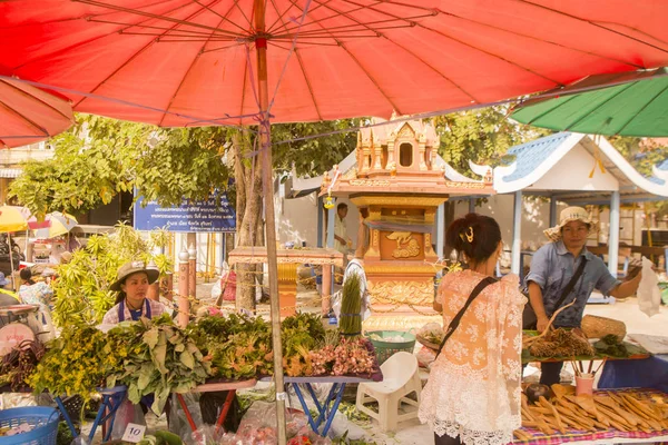 Mercado Fin Semana Ciudad Surin Isan Tailandia Tailandia Isan Surin —  Fotos de Stock
