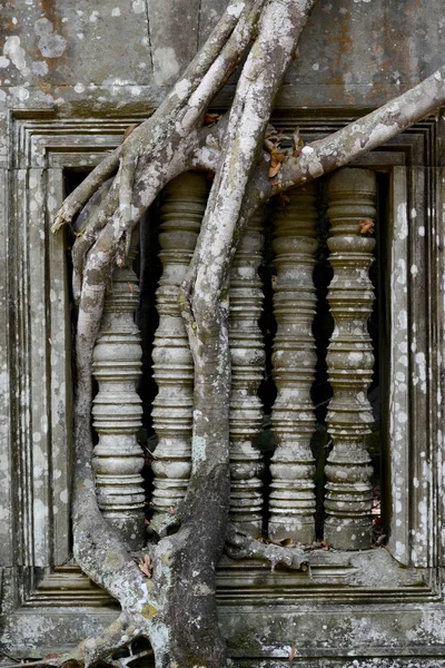Ventana Las Ruinas Tempel Beng Mealea Norte Ciudad Del Templo —  Fotos de Stock