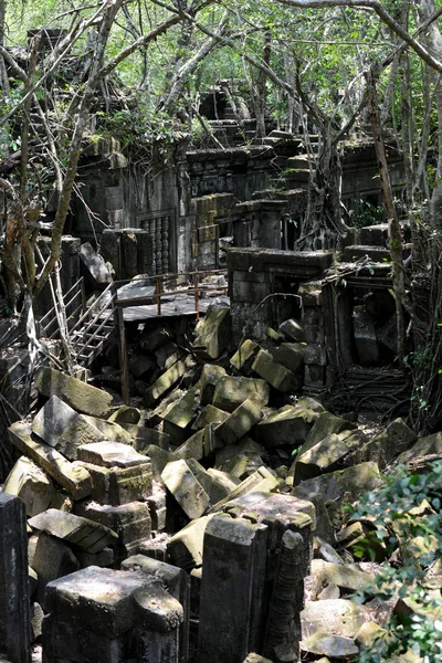 View Tempel Ruins Beng Mealea North Temple City Angkor City — Stock Photo, Image