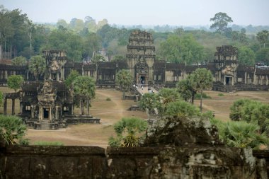 Temple City Angkor Kamboçya Batı yakınındaki Siem Reap şehir Angkor Wat Tapınağı. 