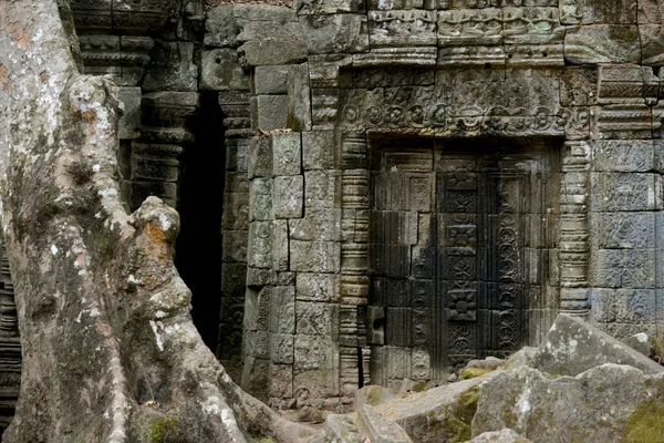 Templo Preah Khan Ciudad Del Templo Angkor Cerca Ciudad Siem —  Fotos de Stock