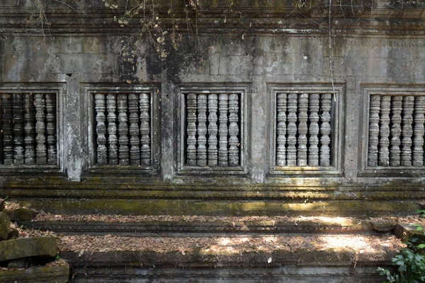 Window Tempel Ruins Beng Mealea North Temple City Angkor City — Stock Photo, Image