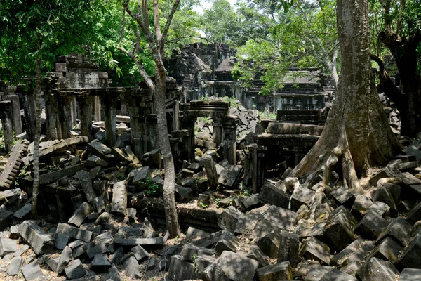 View Tempel Ruins Beng Mealea North Temple City Angkor City — Stock Photo, Image