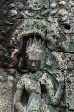 Kamboçya Siem Reap, Nisan 2014: Temple of Ta Prohm Tapınağı şehir Angkor Kamboçya Batı yakınındaki Siem Reap şehir içinde.   