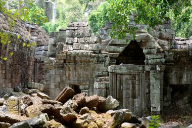 Kamboçya Siem Reap, Nisan 2014: Temple of Ta Prohm Tapınağı şehir Angkor Kamboçya Batı yakınındaki Siem Reap şehir içinde.   