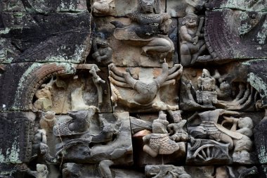 Temple City Angkor Kamboçya Batı yakınındaki Siem Reap şehir Preah Khan tapınakta.  