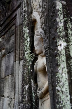 Kamboçya Siem Reap, Nisan 2014: Temple of Banteay Kdei Tapınağı şehir Angkor Kamboçya Batı yakınındaki Siem Reap şehir içinde.   