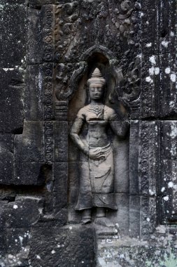 Kamboçya Siem Reap, Nisan 2014: Temple of Banteay Kdei Tapınağı şehir Angkor Kamboçya Batı yakınındaki Siem Reap şehir içinde.   