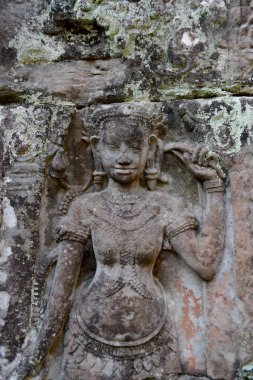 Kamboçya Siem Reap, Nisan 2014: Temple of Banteay Kdei Tapınağı şehir Angkor Kamboçya Batı yakınındaki Siem Reap şehir içinde.   