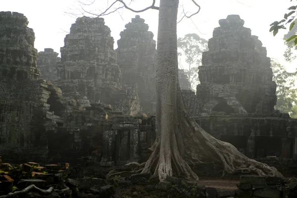Σιέμ Ριπ Καμπότζη Απριλίου 2014 Ναός Του Banteay Kdei Την — Φωτογραφία Αρχείου