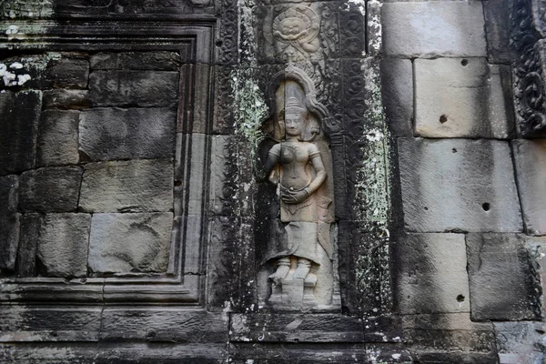 Kambodja Siem Reap April 2014 Temple Banteay Kdei Tempelstaden Angkor — Stockfoto