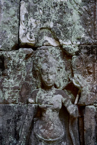 Kambodja Siem Reap April 2014 Temple Banteay Kdei Tempelstaden Angkor — Stockfoto