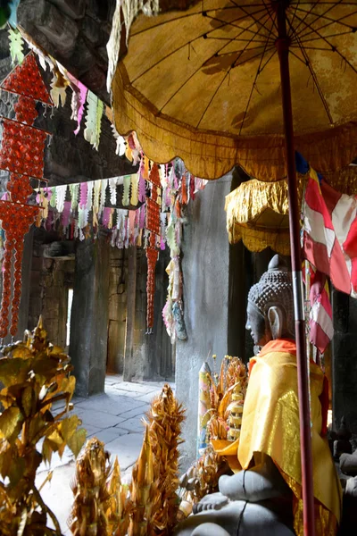 Kambodja Siem Reap April 2014 Temple Banteay Kdei Tempelstaden Angkor — Stockfoto