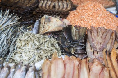 Phnom Penh, Kamboçya, balık ve deniz ürünleri, Merkez Pazar