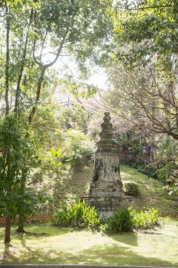 Kamboçya, Phnom Penh, 16 Aralık 2017: Wat Phnom Park tarihi binalarda