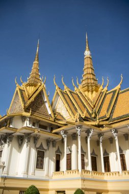 Kraliyet Sarayı içinde şehir Phnom Penh Kamboçya taht salonu